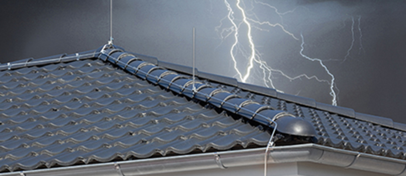 Äußerer Blitzschutz bei Elektro Ullrich GmbH in Weikersheim