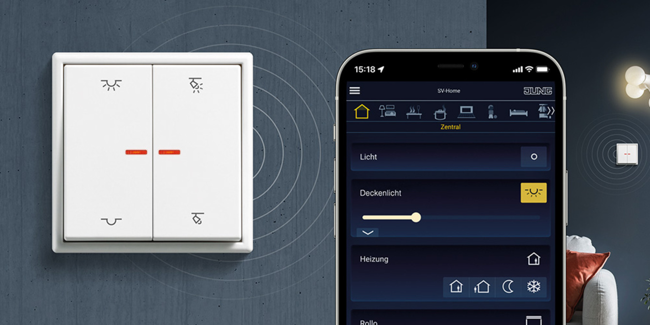 KNX RF Taster bei Elektro Ullrich GmbH in Weikersheim